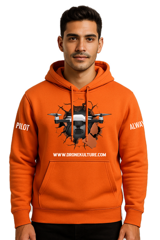 Dronekulture™ Drone Pilot Drone Burst Men's Hoodie