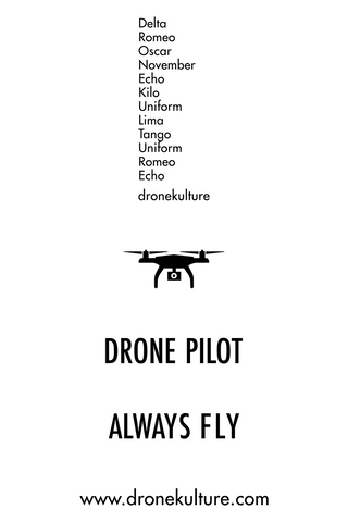 Dronekulture™ Drone Pilot Phonetic Men's T-Shirt