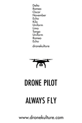 Dronekulture™ Drone Pilot Phonetic Women's T-Shirt