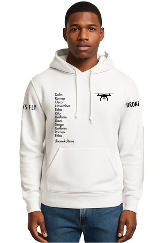 Dronekulture™ Drone Pilot Phonetic Men's Hoodie