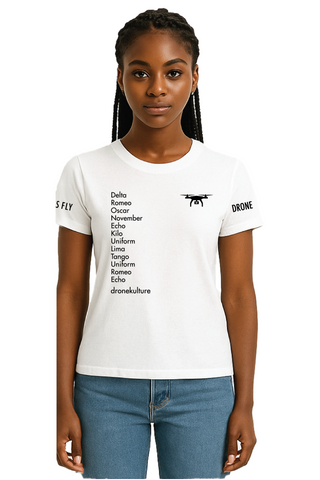 Dronekulture™ Drone Pilot Phonetic Women's T-Shirt